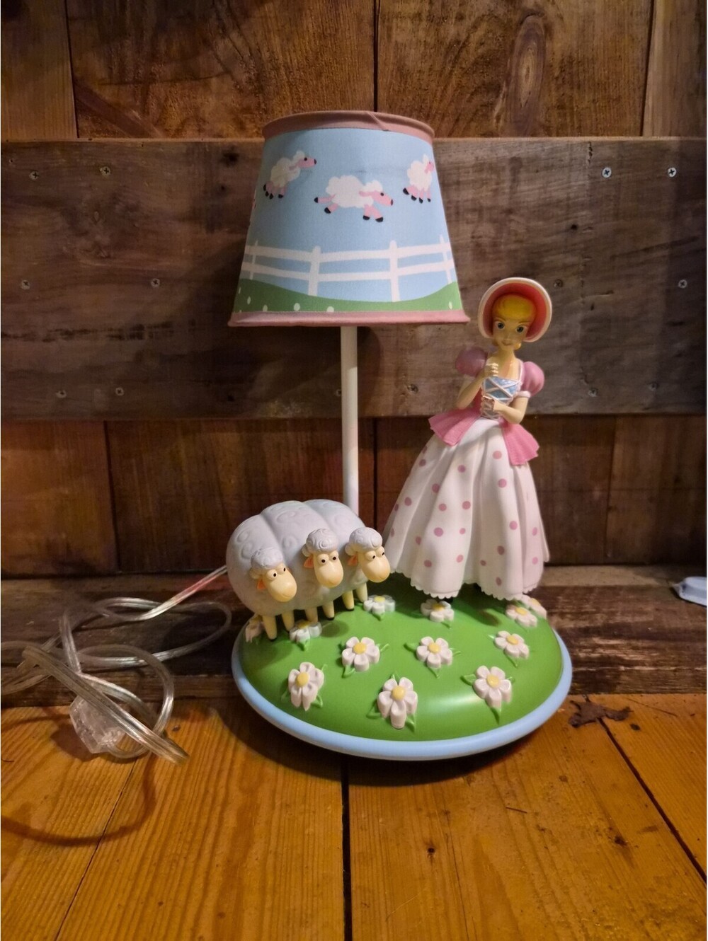 Disney Toy Story Bo Peep Table Lamp with Sheep Shade, 2019 Broken Needs Repairs